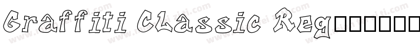 Graffiti Classic Reg字体转换